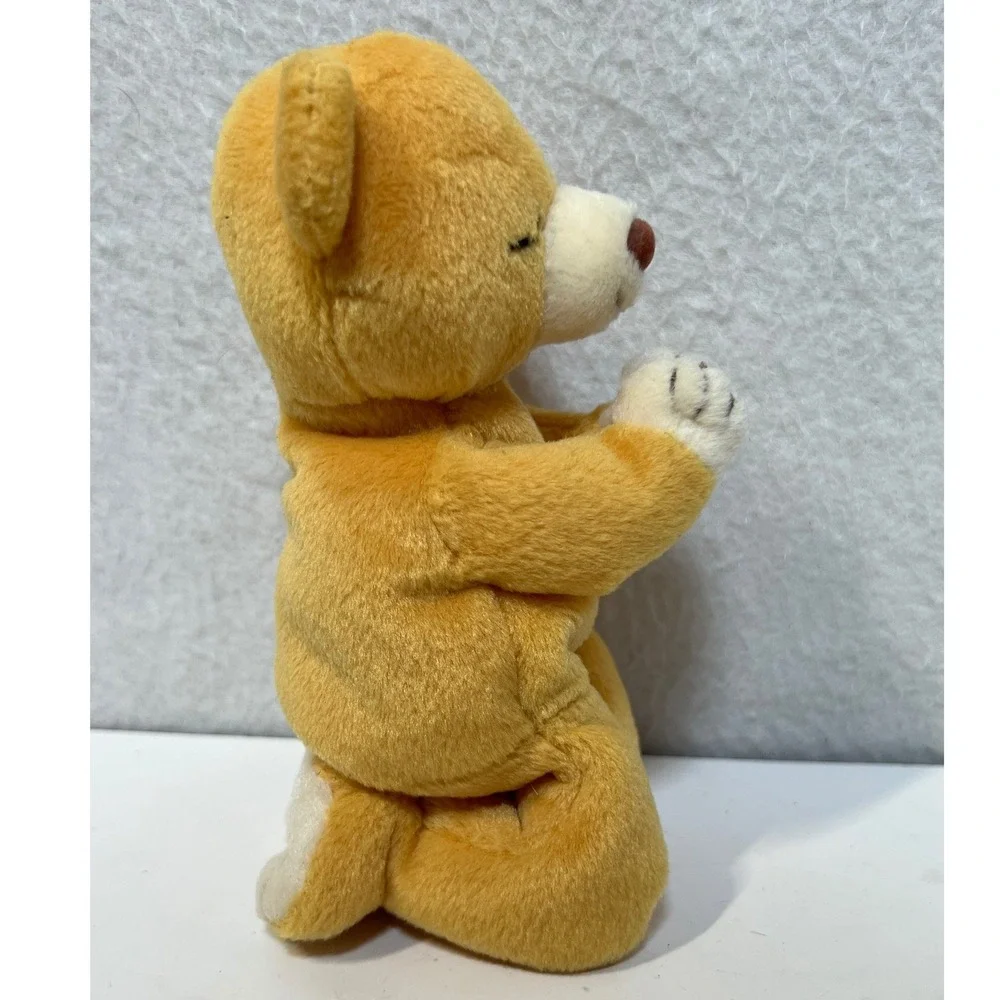 Ty Beanie Baby Hope the Praying Bear 1998 Retired Tan Plush‎ with Tags